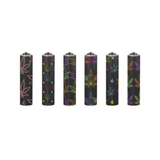 Clipper Feuerzeug Softflame Micro - Neon Leaves Assortiert (1 Stk)