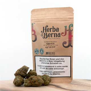 HerbadiBerna Indoor Bl�ten - Afghan Kush (4g)