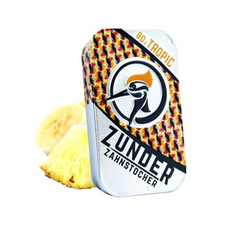 Zunder Zahnstocher - Tropic Dose (1 x 80Stk)