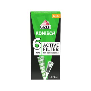 GIZEH Active Filter Konisch (1 x 10 Stk.)