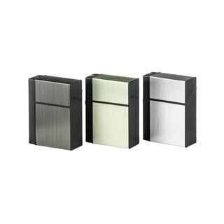 Zigaretten Push Box mit Jet Feuerzeug Assortiert