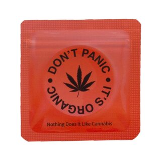 Dont Panic Bag 6.4x6.4cm - Red (1 Stk)