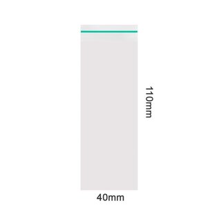 Plastic Bag 4x11cm - Long (1 x 100Stk)
