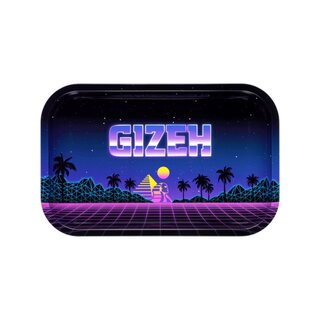 GIZEH RollingTray 27.5cm x 17.5cm - Retro Wave (1 x 6Stk)