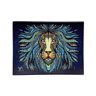 VSyndicate RollingTray Glass 16x12cm - Tribal Lion (1 Stk)