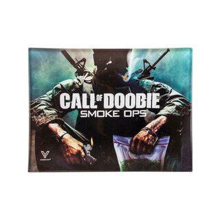 VSyndicate RollingTray Glass 16x12cm - Call of Doobie (1 Stk)