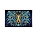 Glass Rolling Tray - Tribal Lion (26cm x 16cm)