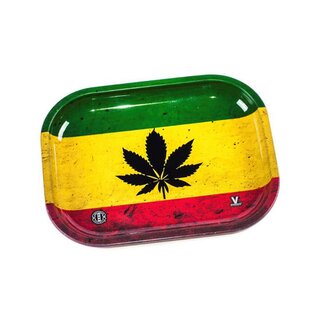 VSyndicate RollingTray 18cm x 14cm - Rasta Leaf (1 Stk)