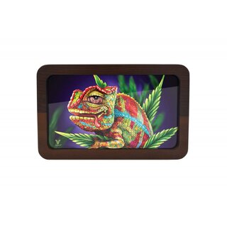 VSyndicate RollingTray Wood 30cm x 17.8cm - 3D Cloud 9 Chameleon (1 Stk)