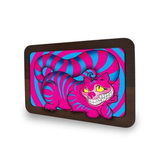 VSyndicate RollingTray Wood 30x17.8cm - 3D Seshigher Cat (1 Stk)