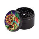 VSyndicate Grinder Alu 50mm - 4Parts SharpShred Chameleon...