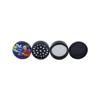 VSyndicate Grinder Alu 50mm - 4Parts SharpShred Smoky Night (1 Stk)