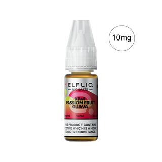 ElfBar Liquid 10mg - Elfliq Kiwi Passion Fruit Guava (1 x 10ml)