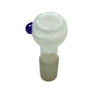 Steckkopf f�r Bong Glas - Weiss (1 Stk)