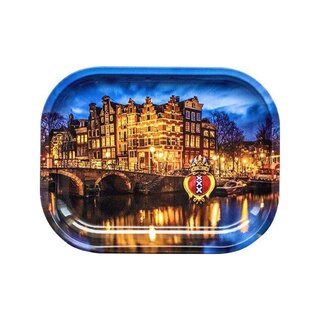 RollingTray Metal 18cm x 14cm - Amsterdam Canal (1 Stk)