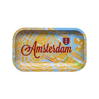 RollingTray Metal 27x16cm - Amsterdam Map (1 Stk)