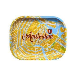 RollingTray Metal 18x14cm - Amsterdam Map (1 Stk)
