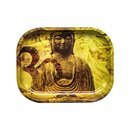 RollingTray Metal 18cm x 14cm - Buddha Hemp Leaf (1 Stk)
