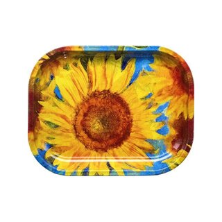 RollingTray Metal 18cm x 14cm - Sun Flowers (1 Stk)