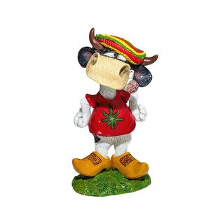 Cannabuds DekoFigur - Rasta Cow With Joint (1 Stk)
