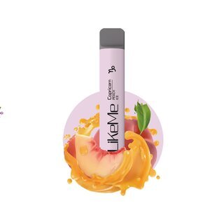 LikeMe EinwegVape 20mg - Capricorn 650P Peach Ice (1 Stk)