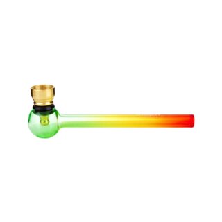 Dreamliner Pipe Glass 12cm - Gr�n/Rot (1 Stk)