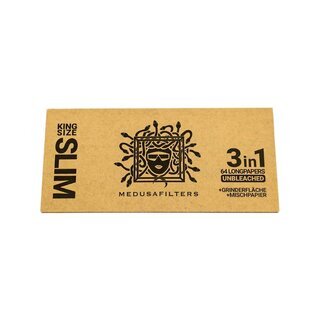 Medusa KingSize 3in1 - Unbleached (1 Stk)