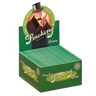 Smoking KingSize - Green Hemp (50 x 33Stk)