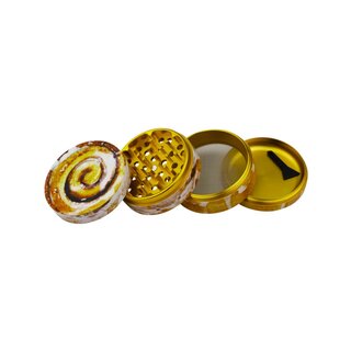 VSyndicate Grinder Alu 63mm - 4Parts Dine-In Fast Food Cinnamon Roll (1 Stk)