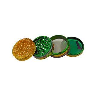 VSyndicate Grinder Alu 63mm - 4Parts Dine-In Fast Food Quarter Pounder (1 Stk)
