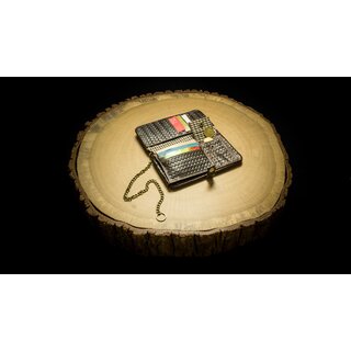 Kavatza - Tabakportemonnaie gross TWL22 Woven Havana