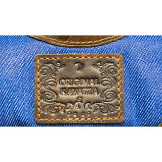 Kavatza - Drehtasche Indigo Jeans (Blue brown) MPJ37