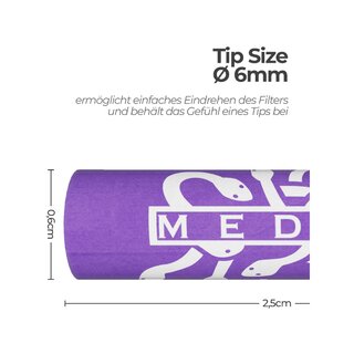 Medusa - Hybridfilter - Sunset (50 Stk. x 6mm)