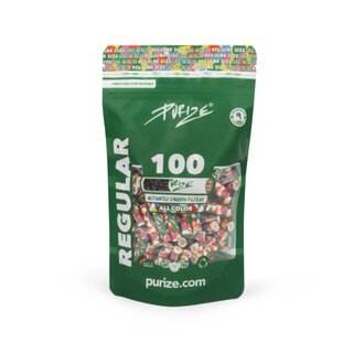 Purize Aktivkohlefilter 9mm - allcolor (100 Stk.)