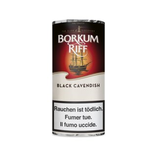 BorkumRiff PfeifenTabak Beutel - Black Cavendish (5 x 42.5g)