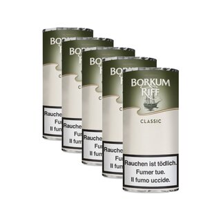BorkumRiff PfeifenTabak Beutel - Classic (5 x 50g)