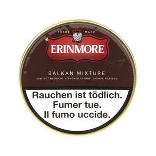Erinmore PfeifenTabak Dose - Balkan Mixture (1 x 50g)