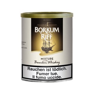 BorkumRiff PfeifenTabak Dose - Bourbon Whiskey (1 x 200g)