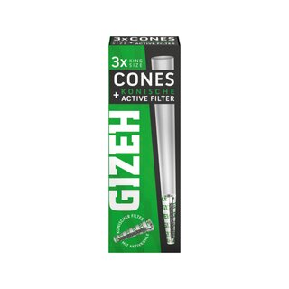 GIZEH Cone +ActiveFilter Konisch - Black (10Stk x 3AF)
