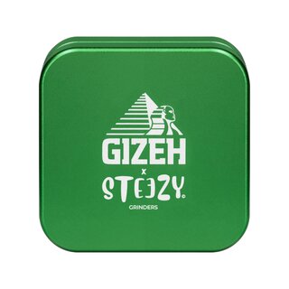 Steezy Grinder Alu 55mm - 2Parts GIZEH x Steezy Green (1 Stk)