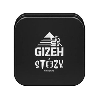 Steezy Grinder Alu 55mm - 2Parts GIZEH x Steezy Black (1...