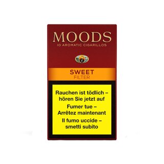 Dannemann Cigarillo - Moods Sweet Filter (10 x 10Stk)