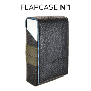 FLAPCASE N1 Always Black Zigarettenbox Schwarz 80mm
