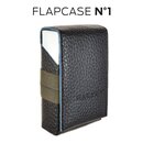 FLAPCASE N1 Always Black Zigarettenbox Schwarz 80mm