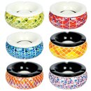Windaschenbecher Keramik 15cm - Tiles (1 x 6Stk)
