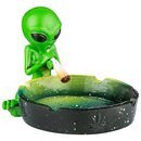 Aschenbecher 12.5cm - Alien Gr�n (1 Stk)