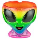 Aschenbecher Eckig 9x9cm - Alien Bunt (1 Stk)
