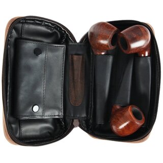 Pfeifentasche Leder Braun L (1 Stk)
