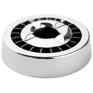 Windaschenbecher Metall 13cm - Smokeless Chrom (1 Stk)