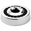 Windaschenbecher Metall 13cm - Smokeless Chrom (1 Stk)